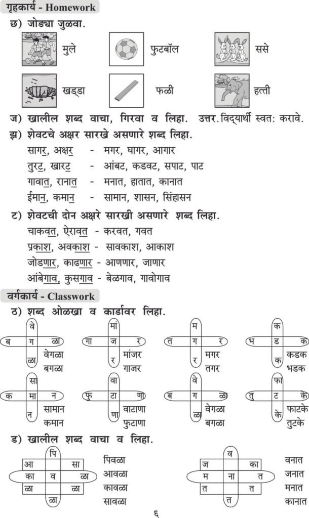 Nigam CCE Scholar Workbooks Ready Answers Marathi Sulabhbharati