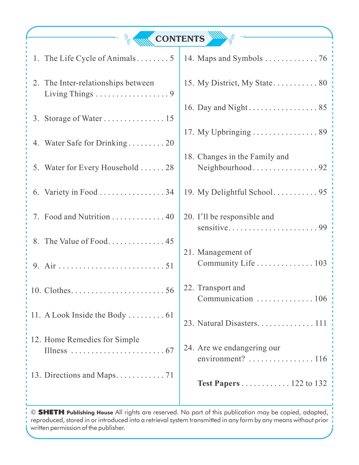 CCE Pattern Nigam Scholar Workbooks Environmental Studies Part 1 Standard 4 2