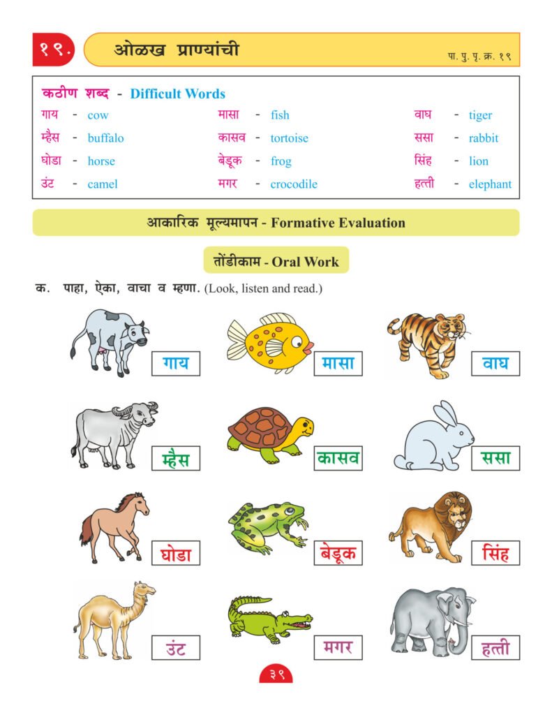 CCE Pattern Nigam Scholar Workbooks Marathi Workbook Standard – 1 ...