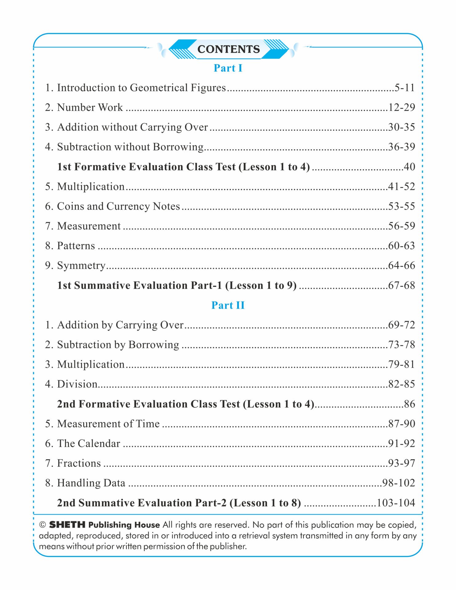 CCE Pattern Nigam Scholar Workbooks Mathematics Standard 3 2