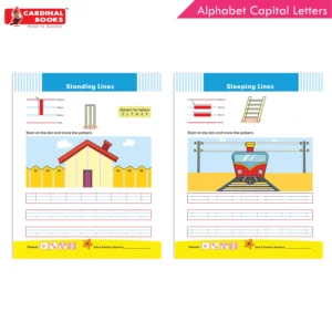 Cardinal Alphabet Capital Letters Writing Book