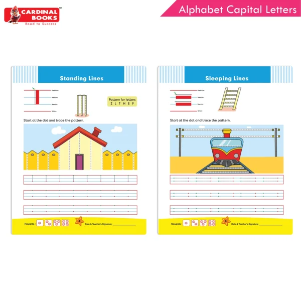 Cardinal Alphabet Capital Letters Writing Book - Image 2