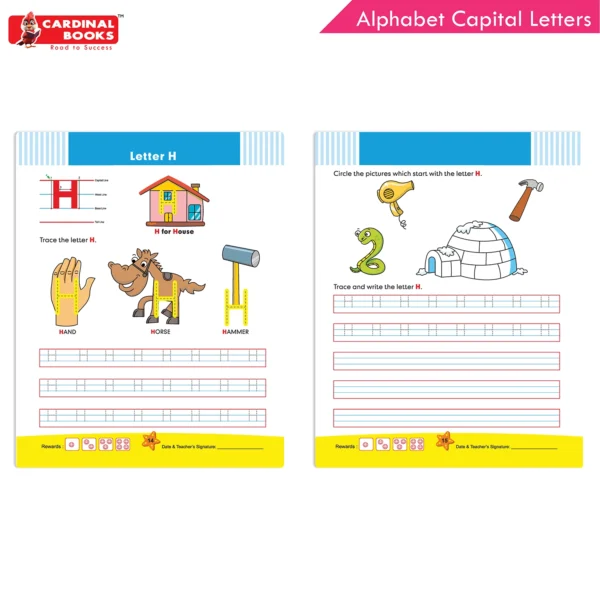 Cardinal Alphabet Capital Letters Writing Book - Image 4