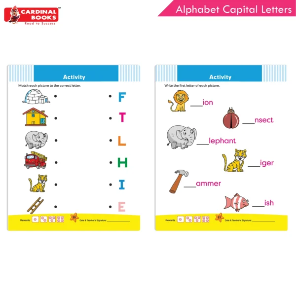 Cardinal Alphabet Capital Letters Writing Book - Image 5