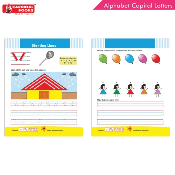 Cardinal Alphabet Capital Letters Writing Book - Image 6