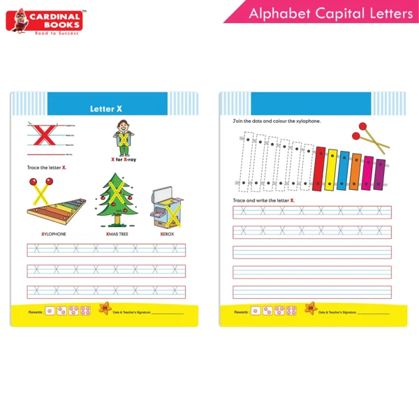 Cardinal Alphabet Capital Letters Writing Book - Image 7