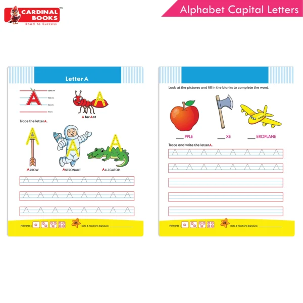 Cardinal Alphabet Capital Letters Writing Book - Image 8