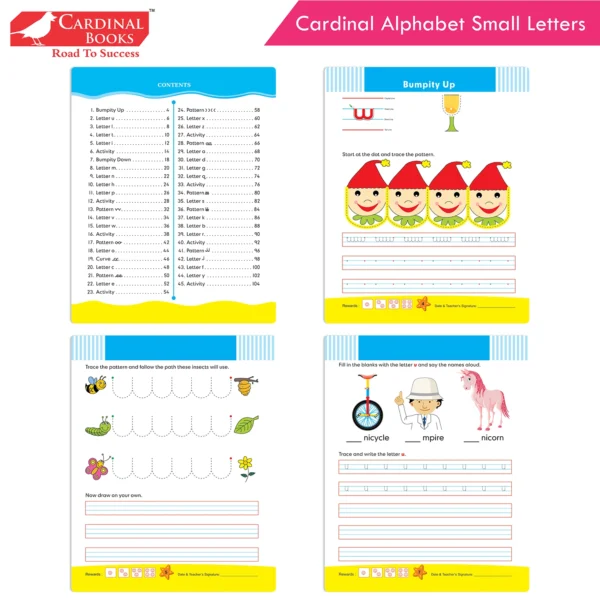 Cardinal Alphabet Letter Writing Book (Set of 3) - Image 7