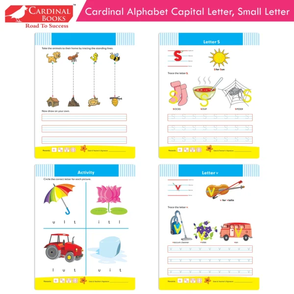 Cardinal Alphabet Letter Writing Book (Set of 3) - Image 3