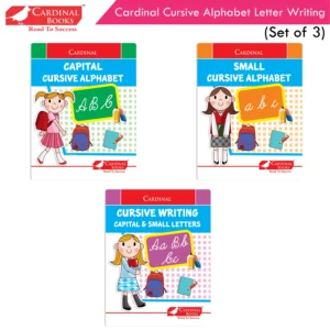 Cardinal Cursive Alphabet Letter Writing Book (Set of 3)