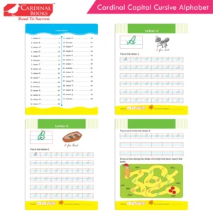 Cardinal Cursive Alphabet Letter Writing Book (Set of 3)