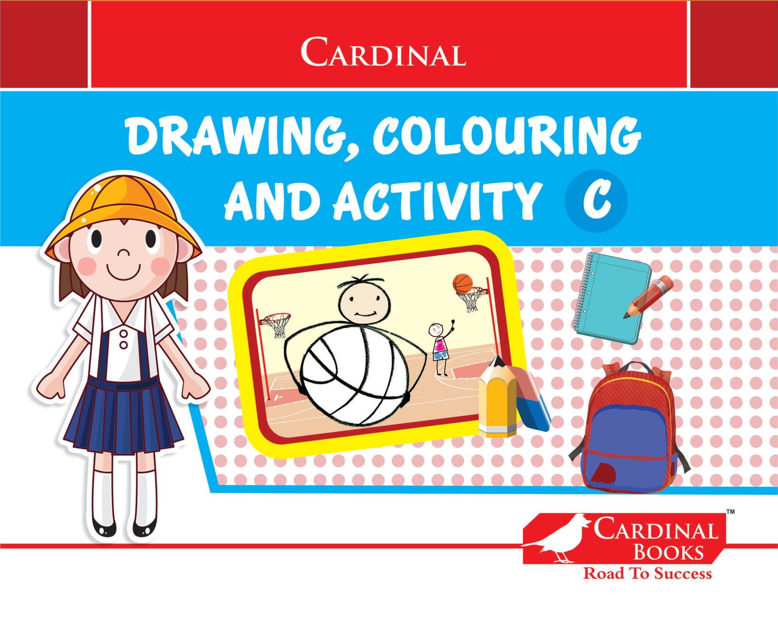 Cardinal Drawing Colouring and Activity C 1 1