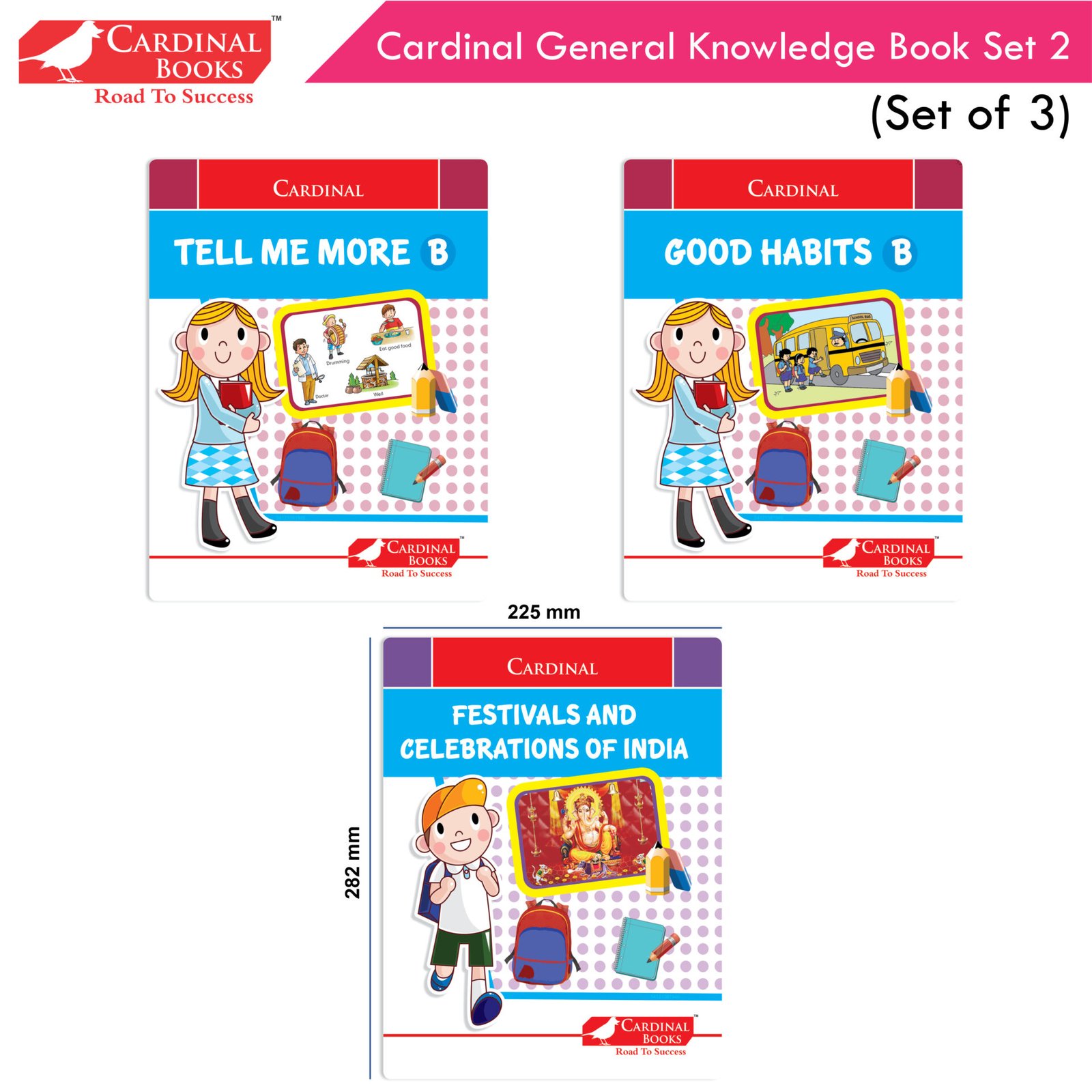 Cardinal General Knowledge Book Set 2 Set of 3 2