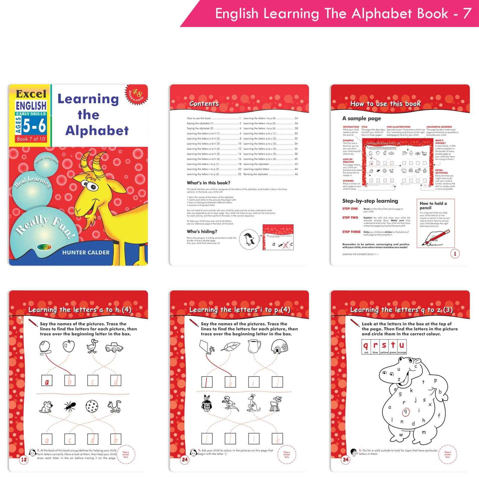 Excel English Early Skills Ages 5 6 Set of 4 2