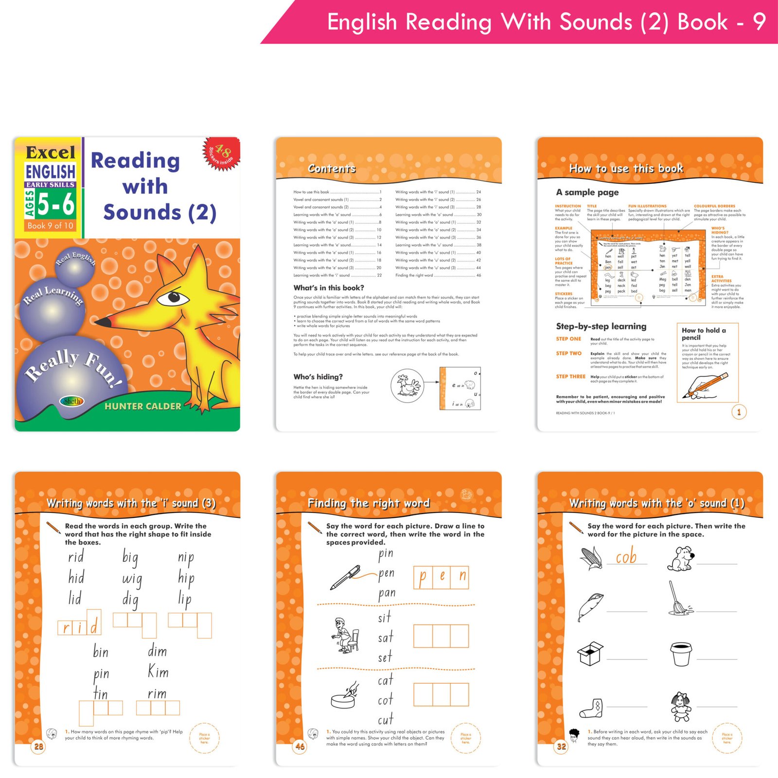 Excel English and Maths Early Skills Ages 3 6 Years Set of 19 2
