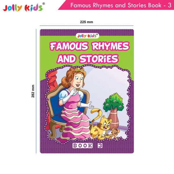 Jolly Kids Famous Rhymes and Stories Book 3| Collection of Nursery Rhymes, Bedtime Story for Age 3-6 Years - Image 9