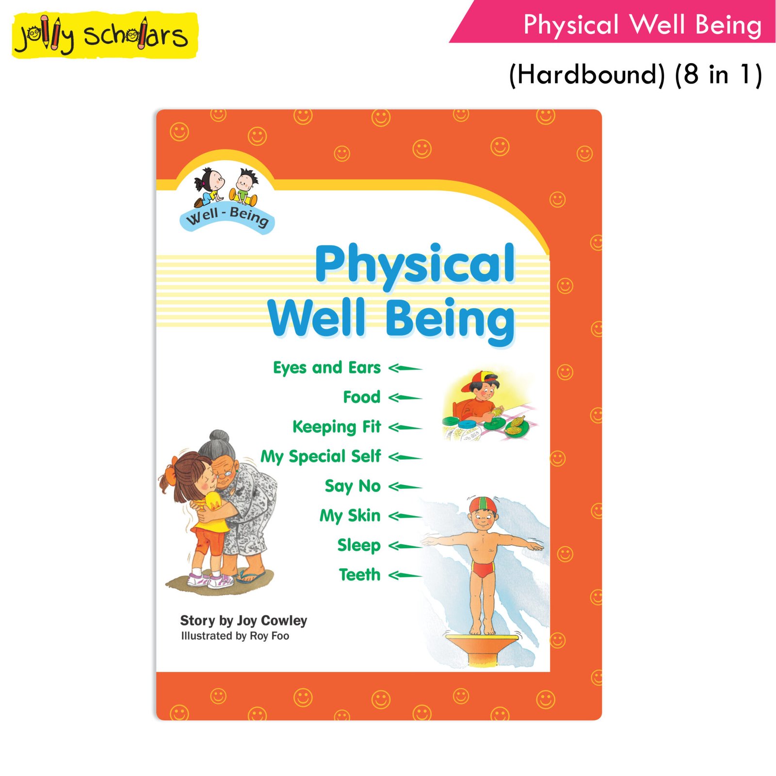 Jolly Scholars Physical Well Being Hard Bound 8 in 1 1