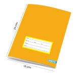 Nigam Single-Line A5 Notebooks 172 Pages Soft Bound 18 X 24 cm (Set of 12)  - Shethbooks