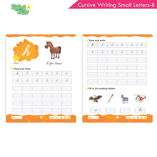 Rising Star Cursive Writing Small Letters Book - B - Image 3