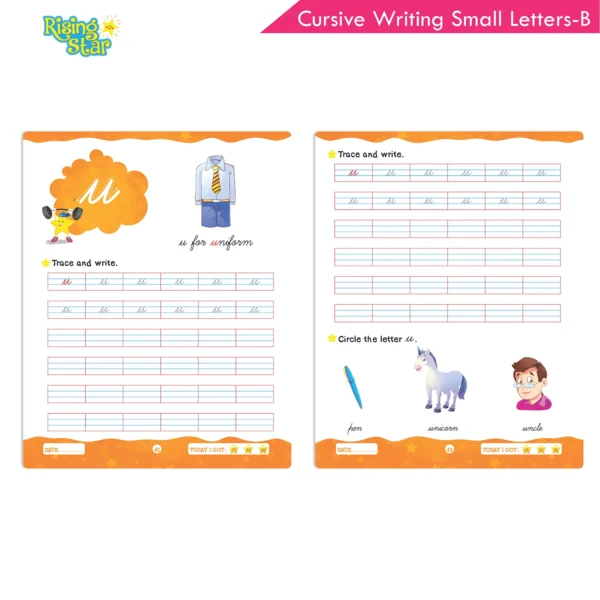 Rising Star Cursive Writing Small Letters Book - B - Image 6