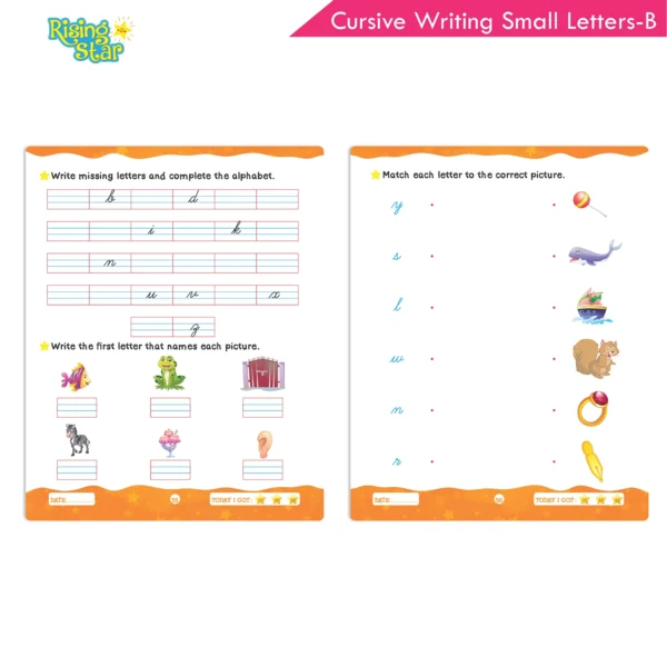 Rising Star Cursive Writing Small Letters Book - B - Image 8