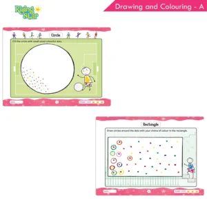 Rising Star Drawing and Colouring Book A