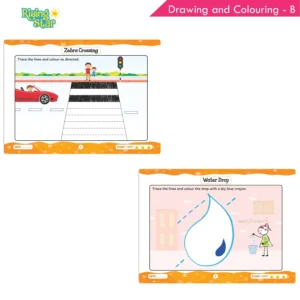 Rising Star Drawing and Colouring Book B