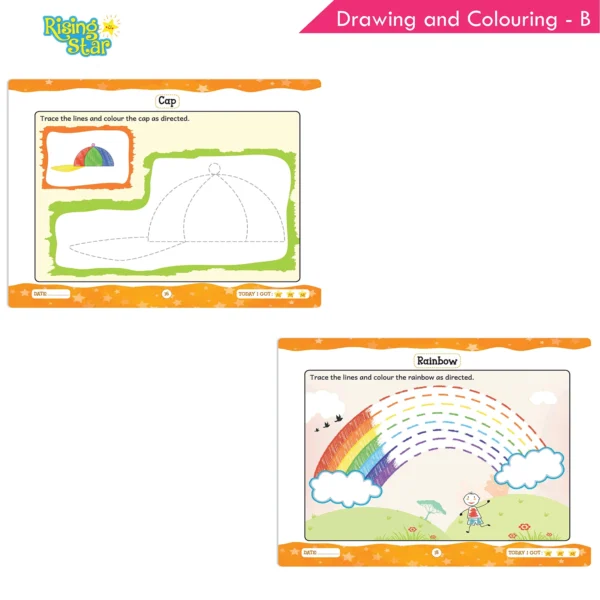 Rising Star Drawing and Colouring Book B - Image 5