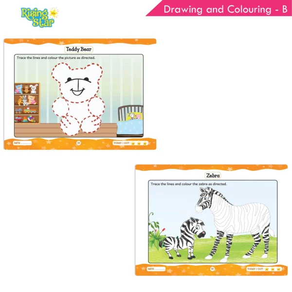 Rising Star Drawing and Colouring Book B - Image 8