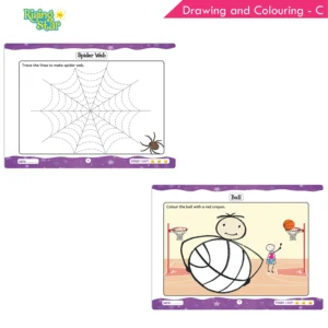 Rising Star Drawing and Colouring Book C