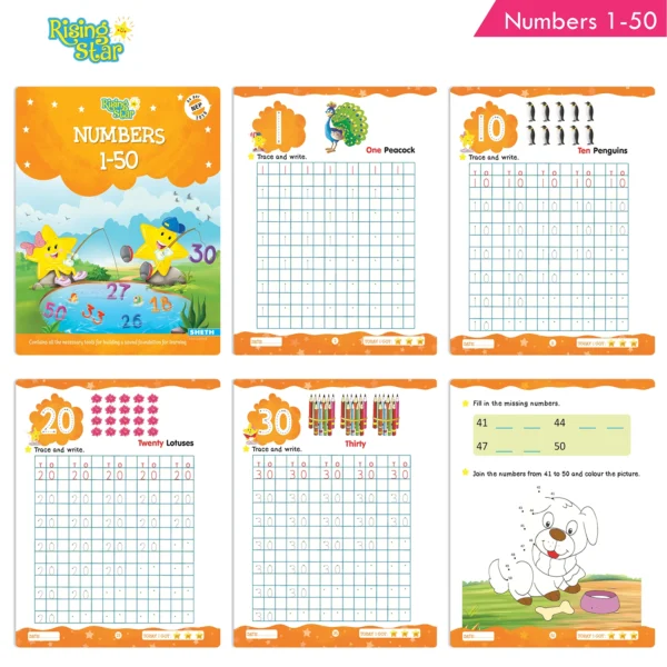 Rising Star Fun Learning Junior KG Book Set (Set of 6) - Image 4