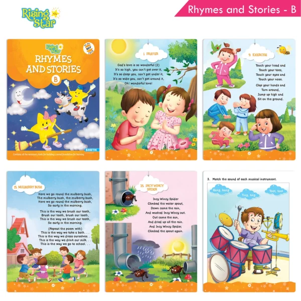 Rising Star Fun Learning Junior KG Book Set (Set of 6) - Image 6