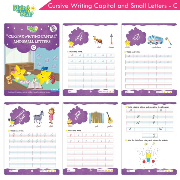 Rising Star Fun Learning Senior KG Book Set (Set of 6) - Image 3