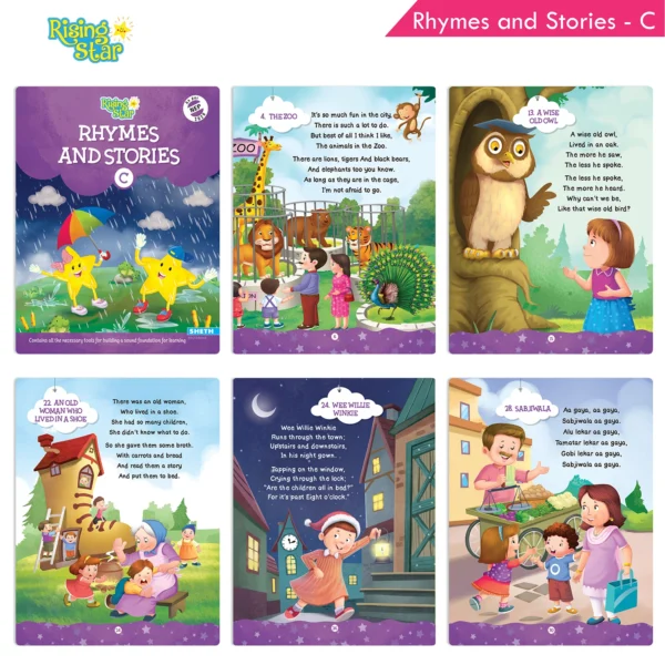 Rising Star Fun Learning Senior KG Book Set (Set of 6) - Image 6