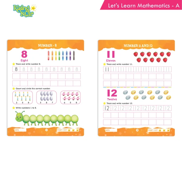 Rising Star Lets Learn English and Mathematics Book Set A (Set of 2) - Image 6