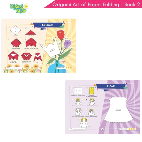 Rising Star Origami Art of Paper Folding Book - 2 - Image 2