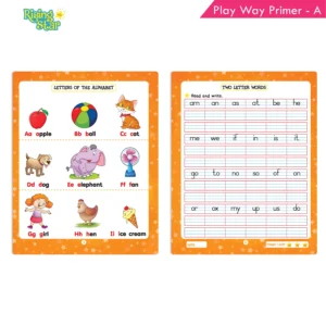 Rising Star Play Way Primer Phonic Practice and Activity Book A| 2 Letter Phonic Words| 3 Letter Phonic Words