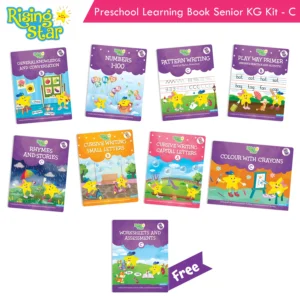 Rising Star Preschool Learning Book Senior KG Kit C