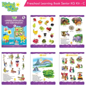 Rising Star Preschool Learning Book Senior KG Kit C