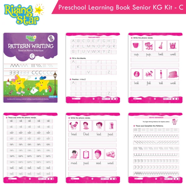 Rising Star Preschool Learning Book Senior KG Kit C - Image 4