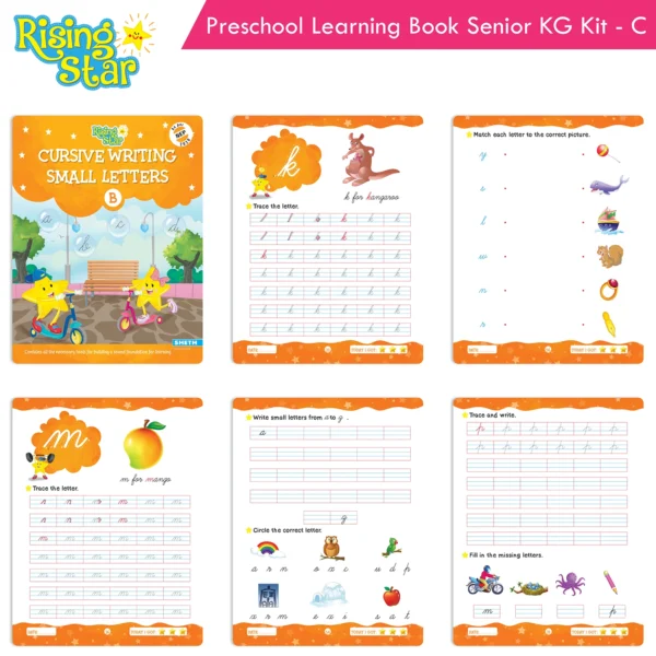 Rising Star Preschool Learning Book Senior KG Kit C - Image 7