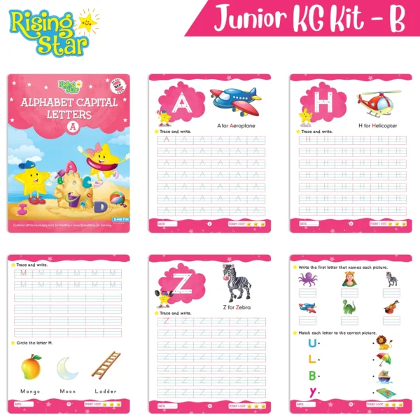 Rising Star Preschool Learning Book Junior KG Kit B - Image 2