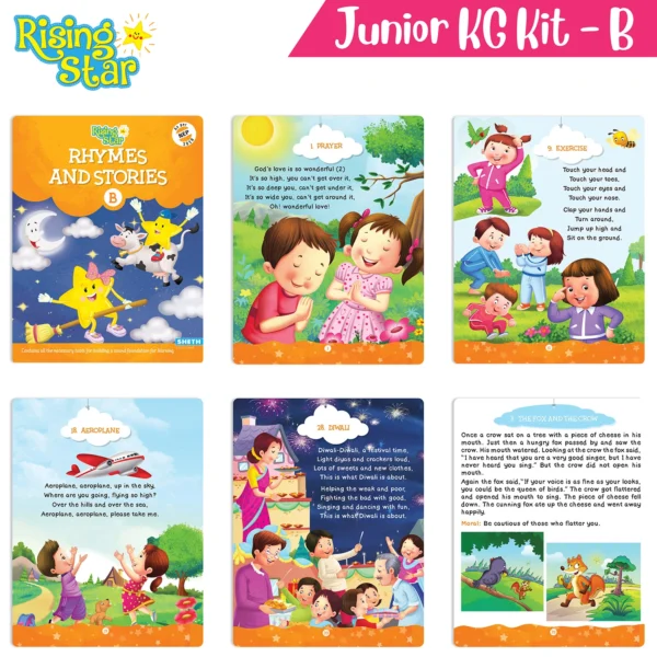 Rising Star Preschool Learning Book Junior KG Kit B - Image 5