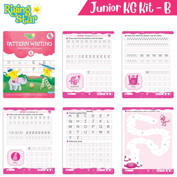 Rising Star Preschool Learning Book Junior KG Kit B - Image 6