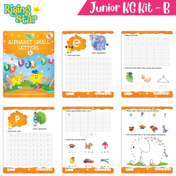 Rising Star Preschool Learning Book Junior KG Kit B - Image 7