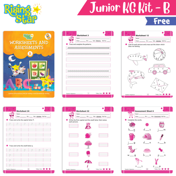 Rising Star Preschool Learning Book Junior KG Kit B - Image 9