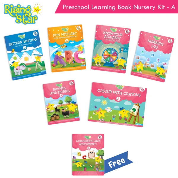 Rising Star Preschool Learning Book Nursery Kit A