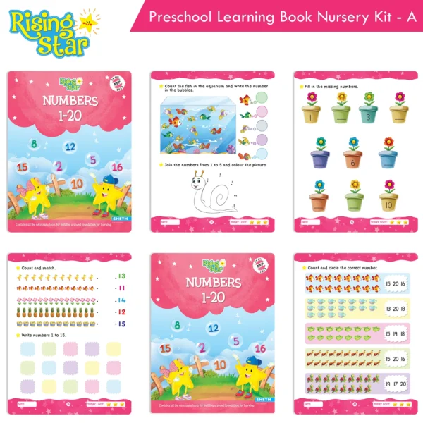 Rising Star Preschool Learning Book Nursery Kit A - Image 4