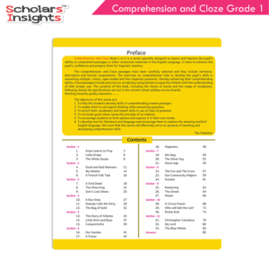 Scholars Insights Comprehension and Cloze Grade 1