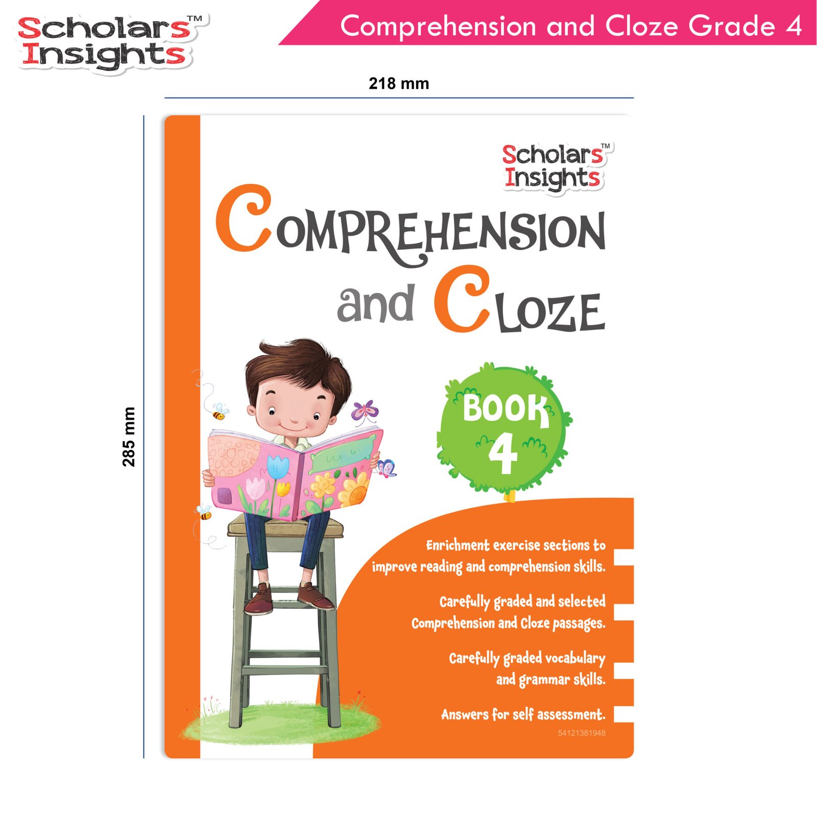 Scholars Insights Comprehension and Cloze Grade 4 2 1